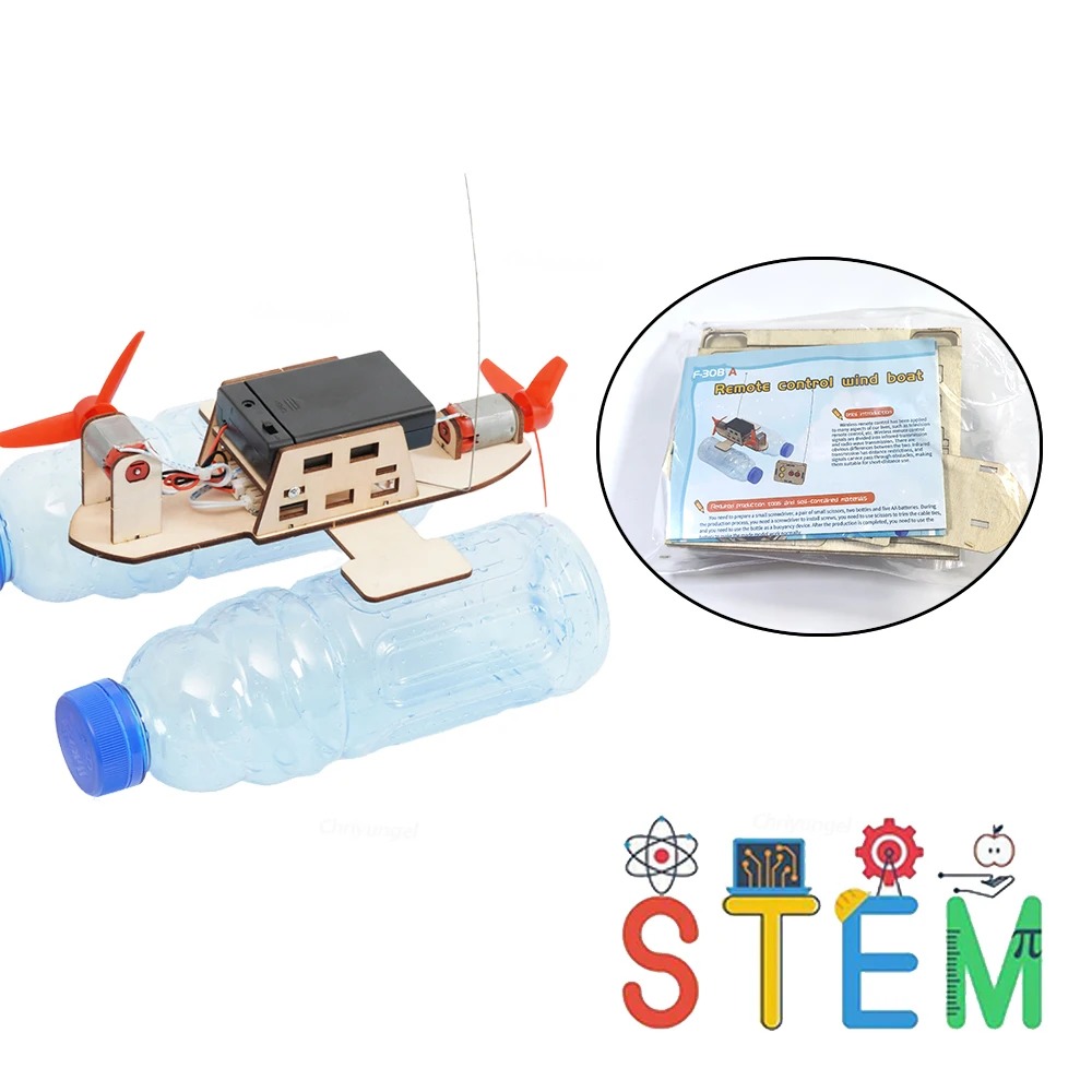 Science Project Diy - Kit Model Kapal RC Turbin Angin