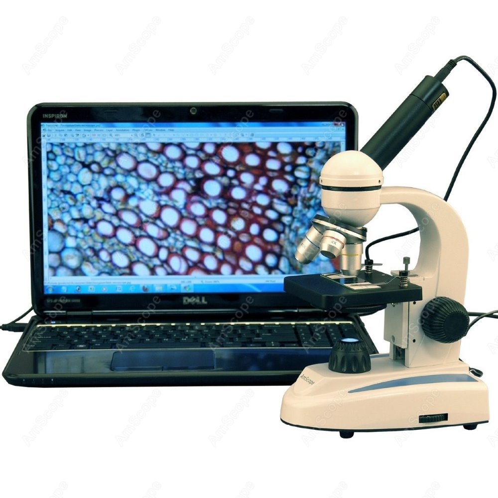 Amscope Microscope Kid Microscope - Mikroskop Biologi Monokuler AmScope untuk Siswa