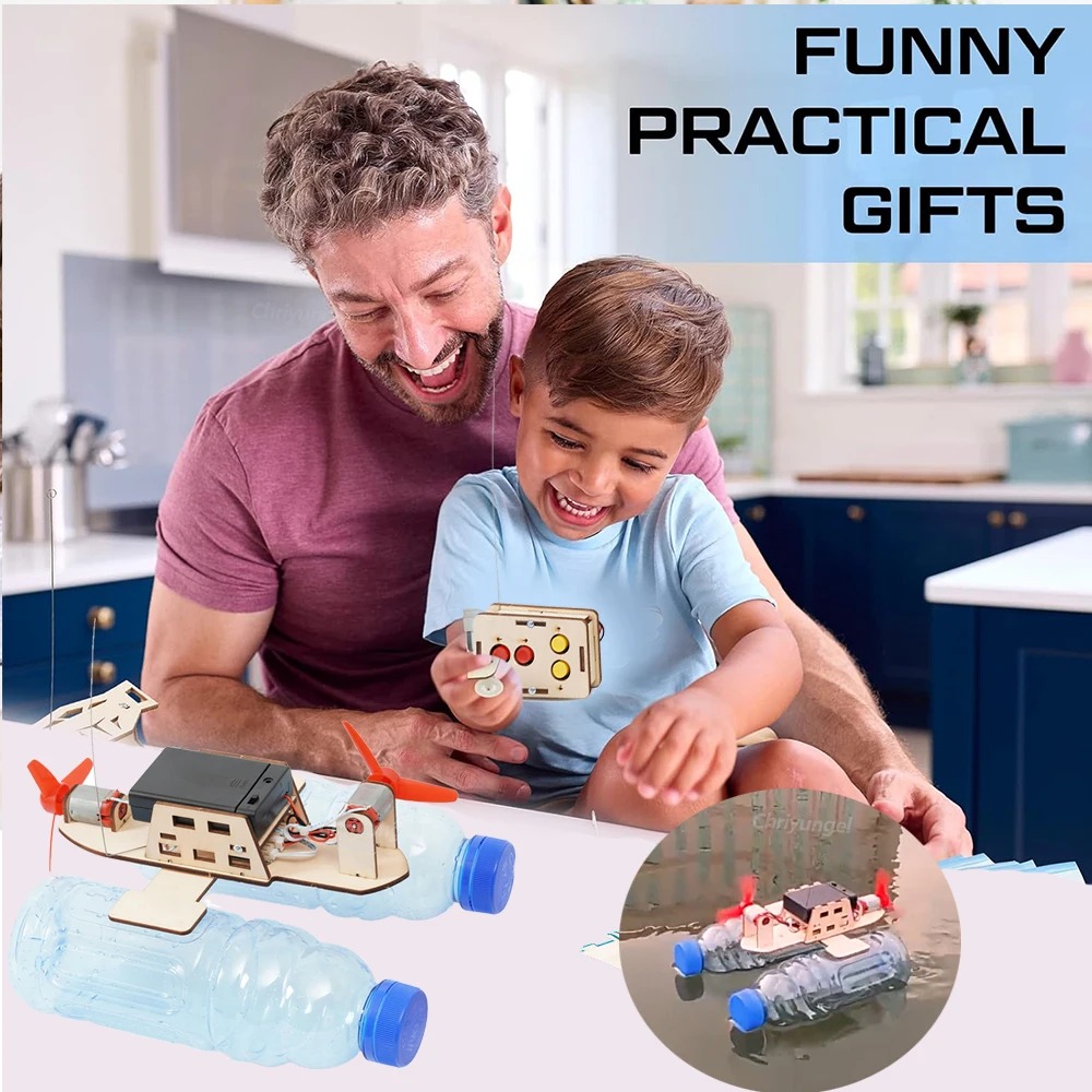 Kit Model Kapal RC Turbin Angi - Science Project Diy ulasan dan harga
