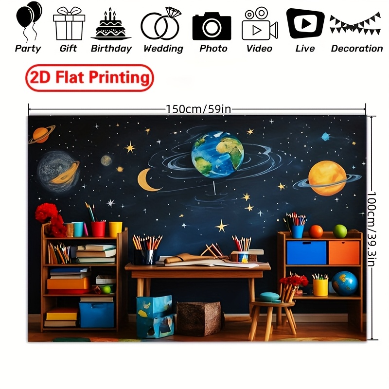 Dekorasi Kanvas Mural Kelas As - Science Nursery ulasan dan harga