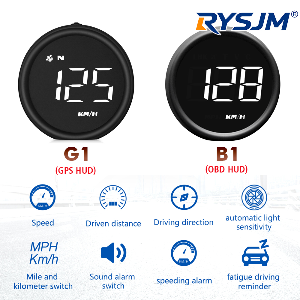 G1 GPS HUD & B1 OBD2 Komputer  - Anemometer Wind Speed ulasan dan harga
