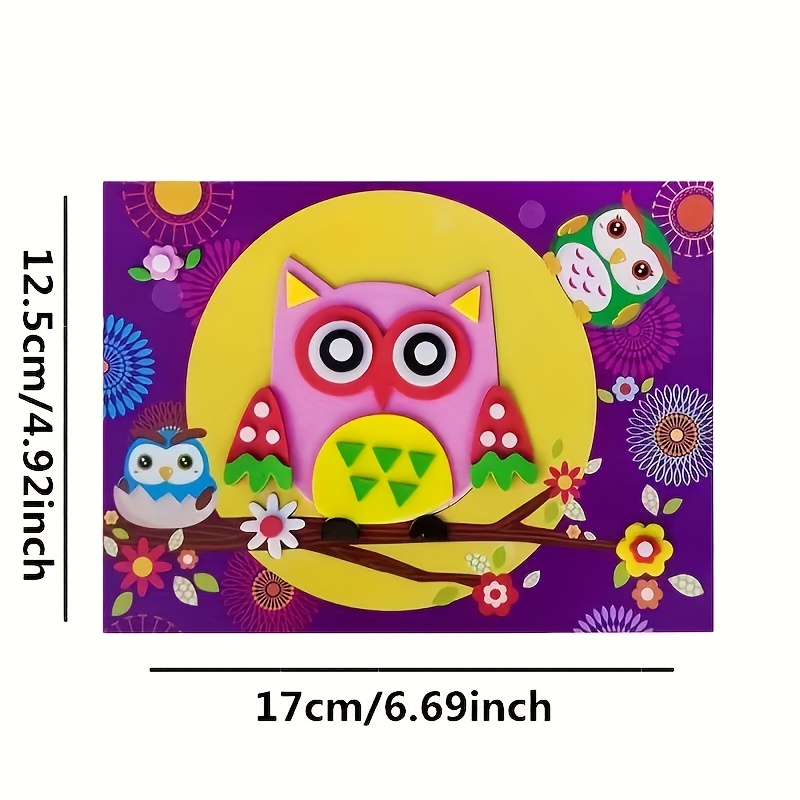 Stiker 3D Anak-anak, 10 Lembar - Science Project Diy ulasan dan harga