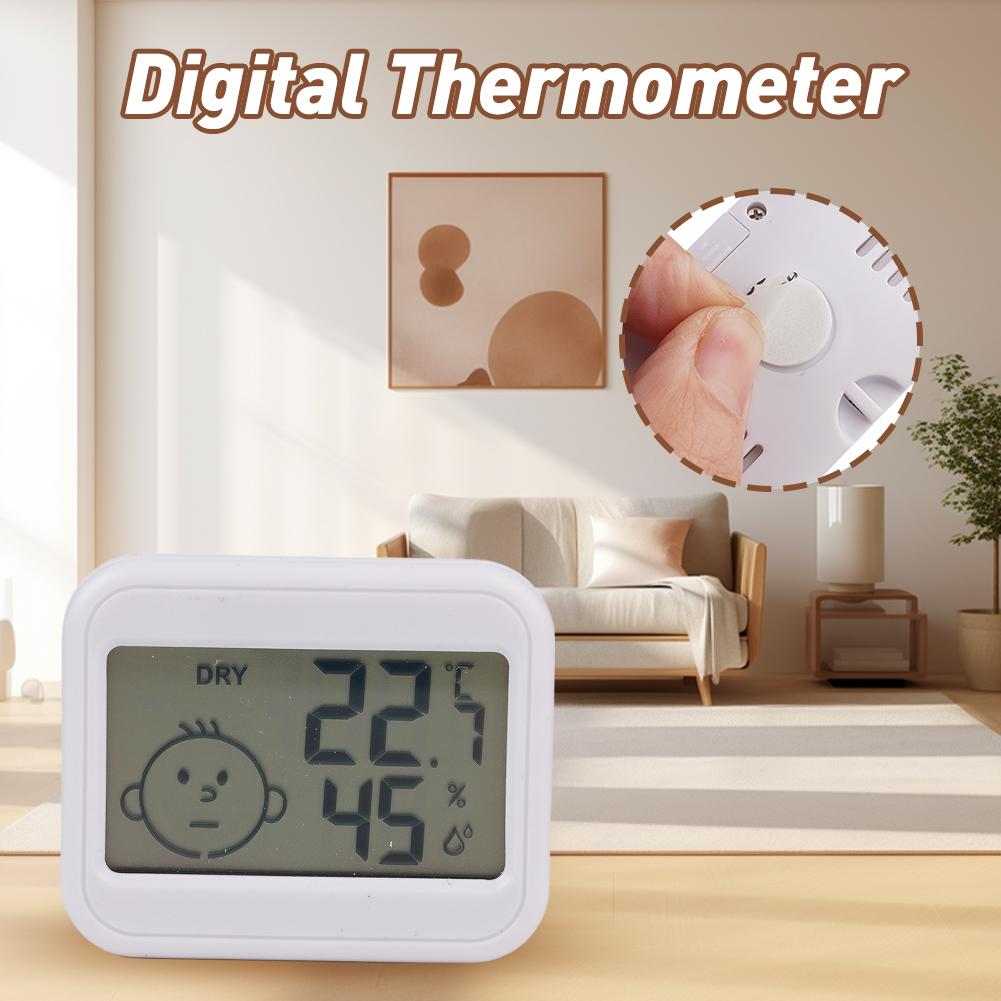Termometer Digital LCD Higrome - Weather Station Indoor ulasan dan harga