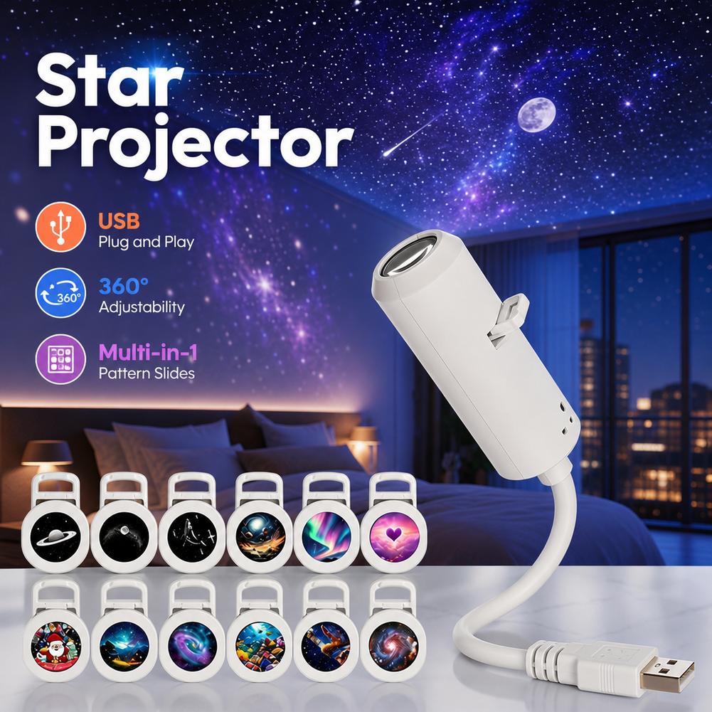 Lampu Proyektor Galaksi USB Po - Planetarium Projector Home ulasan dan harga