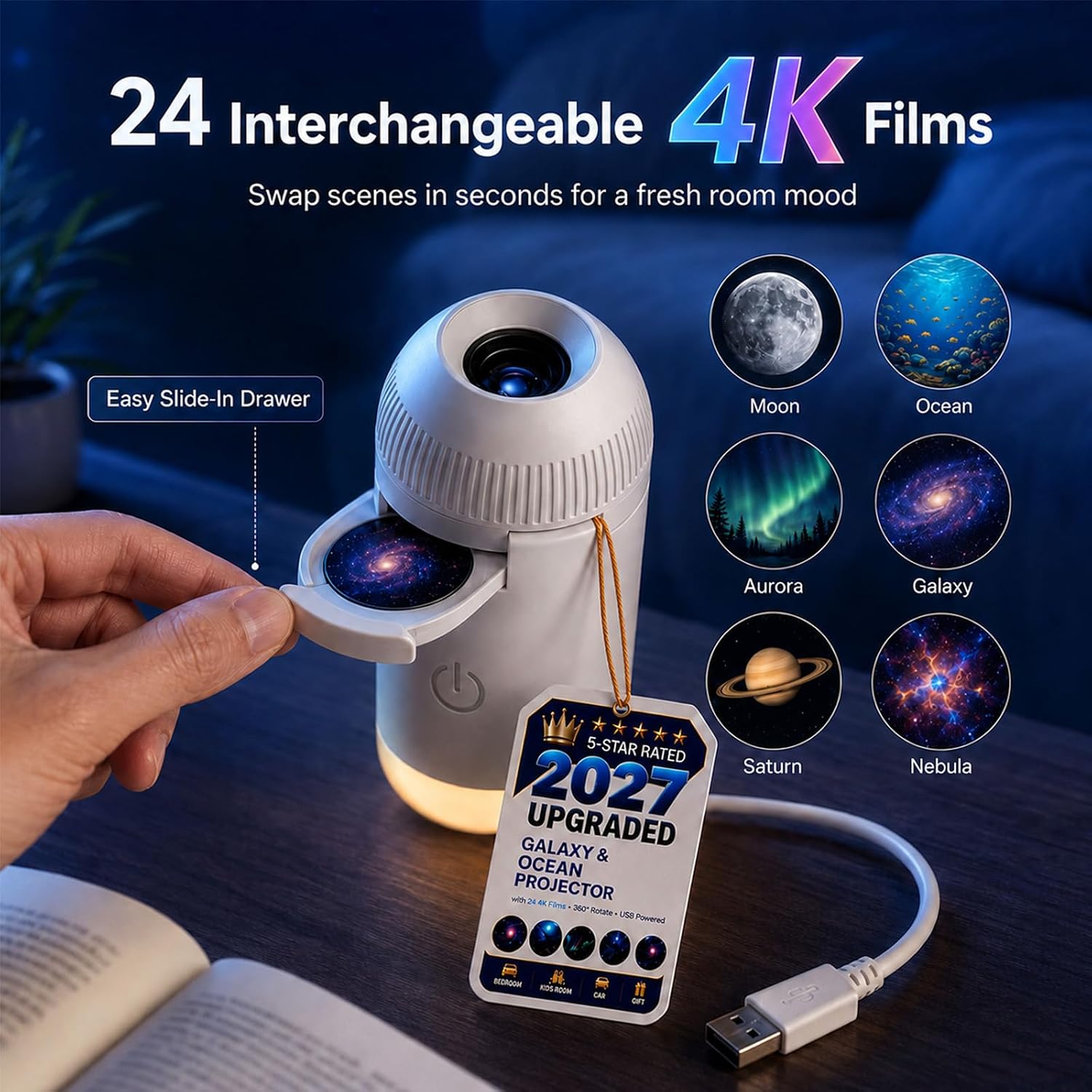 Proyektor Langit Berbintang US - Planetarium Projector Home ulasan dan harga