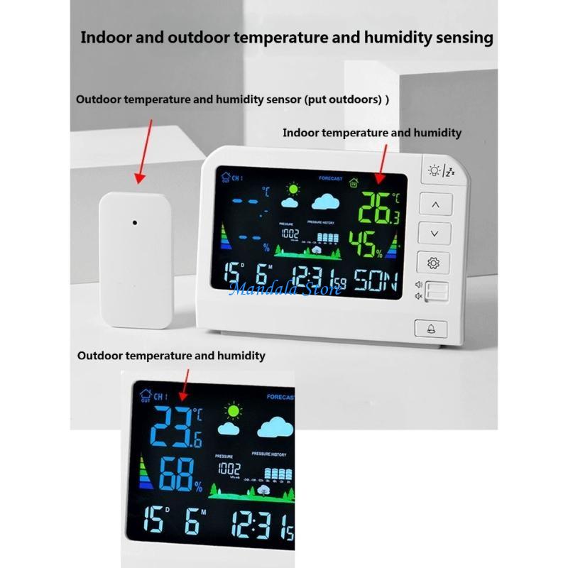 Stasiun Cuaca Nirkabel Rumah U - Weather Station Indoor ulasan dan harga