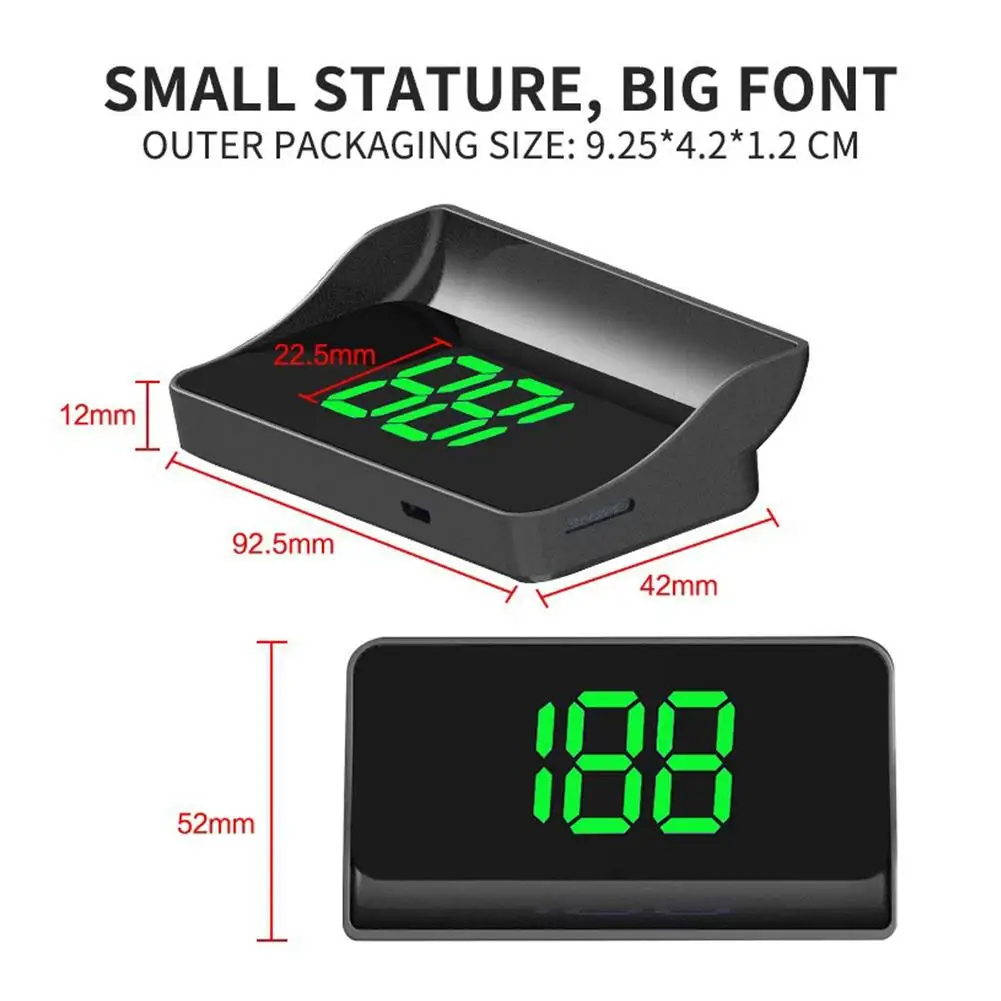 HD M2 Head Up Display GPS Spee - Anemometer Wind Speed ulasan dan harga