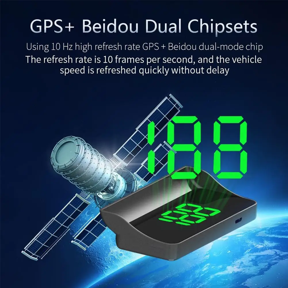 HD M2 Head Up Display GPS Spee - Anemometer Wind Speed ulasan dan harga